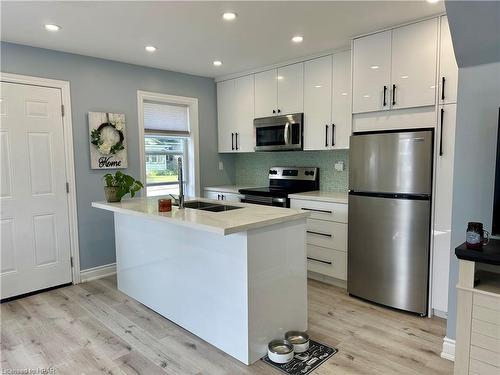 163 Scott Street, Wingham, ON - Indoor Photo Showing Kitchen With Double Sink