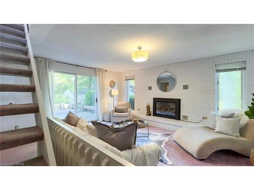 27 Bluewater Drive, Central Huron, ON - Indoor Photo Showing Living Room With Fireplace