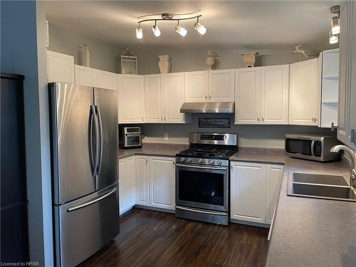 15 Huron Lane, Meneset, ON - Indoor Photo Showing Kitchen With Stainless Steel Kitchen With Double Sink