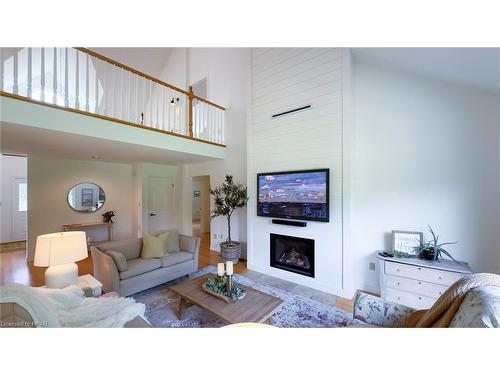 30 Lidderdale Street, Bayfield, ON - Indoor Photo Showing Living Room With Fireplace