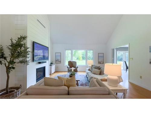 30 Lidderdale Street, Bayfield, ON - Indoor Photo Showing Living Room With Fireplace