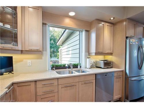 108 Avondale Avenue, Stratford, ON - Indoor Photo Showing Kitchen With Stainless Steel Kitchen With Double Sink