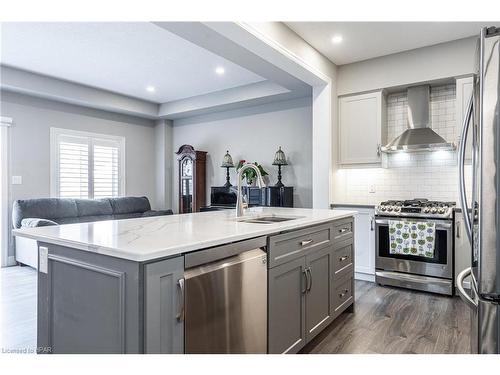 73 Robertson Drive, Stratford, ON - Indoor Photo Showing Kitchen With Upgraded Kitchen