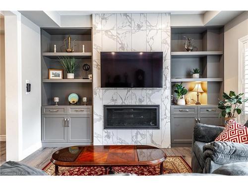 73 Robertson Drive, Stratford, ON - Indoor Photo Showing Living Room With Fireplace