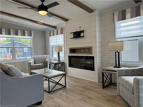 63-77683 Bluewater Highway, Central Huron, ON - Indoor Photo Showing Living Room With Fireplace