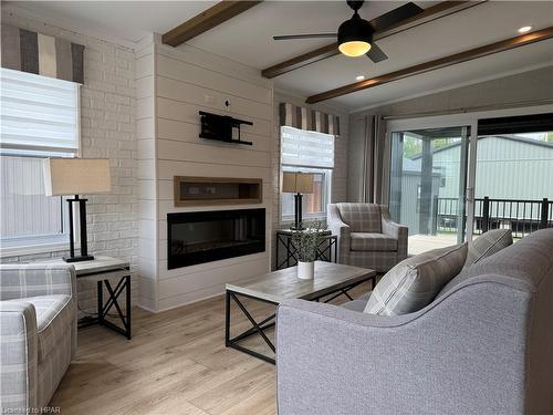 63-77683 Bluewater Highway, Central Huron, ON - Indoor Photo Showing Living Room With Fireplace