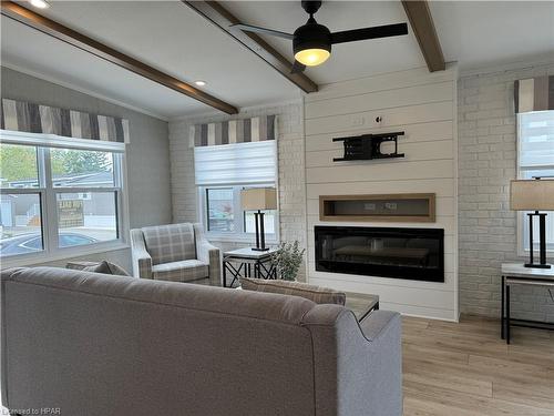 63-77683 Bluewater Highway, Central Huron, ON - Indoor Photo Showing Living Room With Fireplace