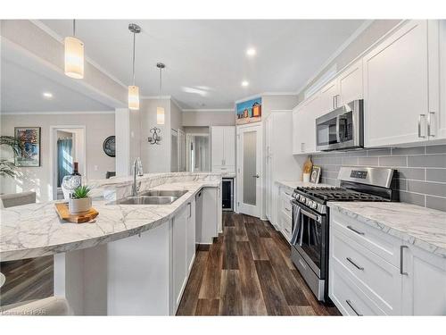 77683 Bluewater Highway, Bayfield, ON - Indoor Photo Showing Kitchen With Stainless Steel Kitchen With Double Sink With Upgraded Kitchen