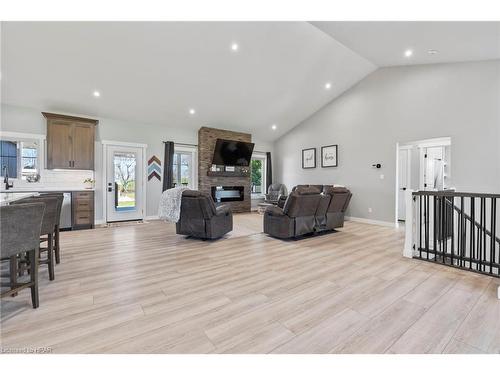 51 Highland Road, Minto, ON - Indoor Photo Showing Living Room With Fireplace