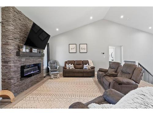 51 Highland Road, Minto, ON - Indoor Photo Showing Living Room With Fireplace