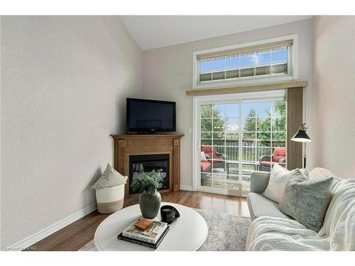 142-50 Galt Road, Stratford, ON - Indoor Photo Showing Living Room With Fireplace