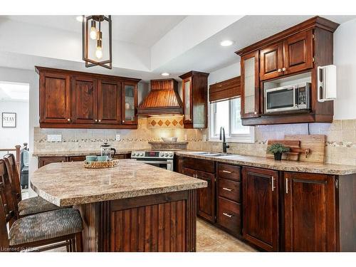 20 Whyte Avenue, Stratford, ON - Indoor Photo Showing Kitchen With Double Sink