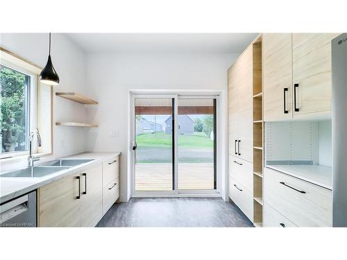 89 Isobel Street, Dungannon, ON - Indoor Photo Showing Kitchen With Double Sink