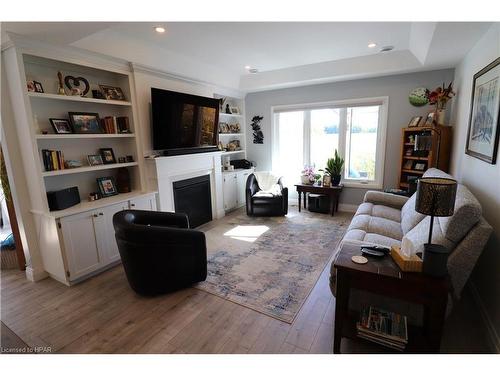 159 Lake Breeze Drive, Ashfield-Colborne-Wawanosh, ON - Indoor Photo Showing Living Room With Fireplace