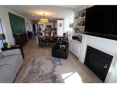 159 Lake Breeze Drive, Ashfield-Colborne-Wawanosh, ON - Indoor Photo Showing Living Room With Fireplace