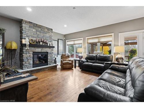 36241 Gore Road, South Huron, ON - Indoor Photo Showing Living Room With Fireplace