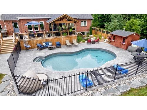 36241 Gore Road, South Huron, ON - Outdoor With In Ground Pool With Deck Patio Veranda With Backyard