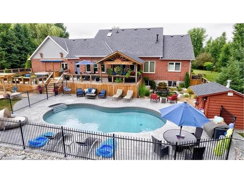 36241 Gore Road, South Huron, ON - Outdoor With In Ground Pool With Deck Patio Veranda With Exterior