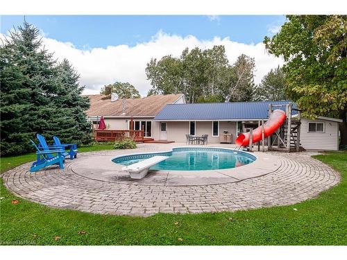 5515 Line 2, Perth South, ON - Outdoor With In Ground Pool With Backyard