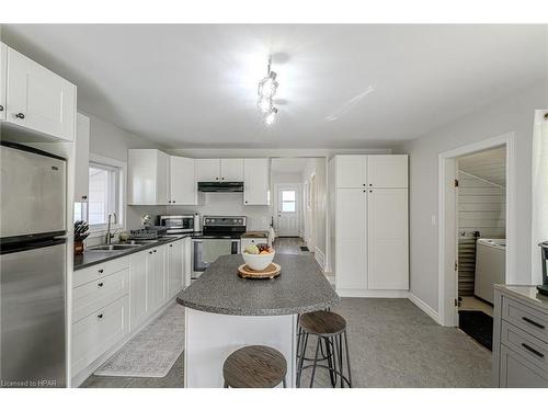 145 Victoria Avenue E, Crediton, ON - Indoor Photo Showing Kitchen With Double Sink