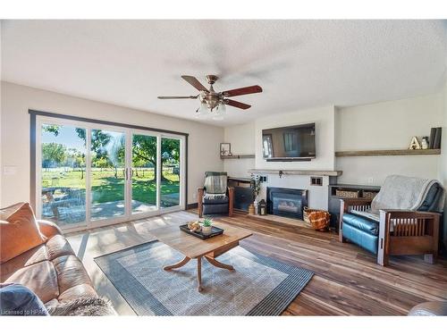 35449 Bayfield River Road, Bayfield, ON - Indoor Photo Showing Living Room With Fireplace