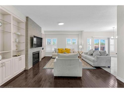 11 Netherwood Road, Kitchener, ON - Indoor Photo Showing Living Room With Fireplace