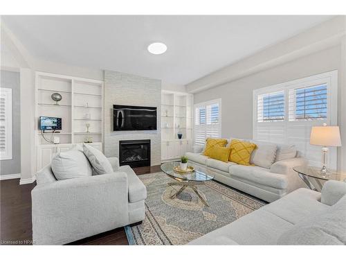 11 Netherwood Road, Kitchener, ON - Indoor Photo Showing Living Room With Fireplace