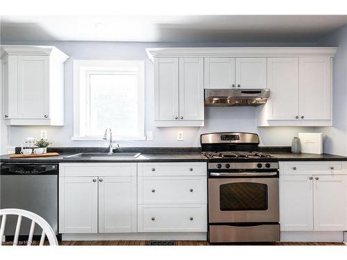 62 Falstaff Street, Stratford, ON - Indoor Photo Showing Kitchen With Double Sink