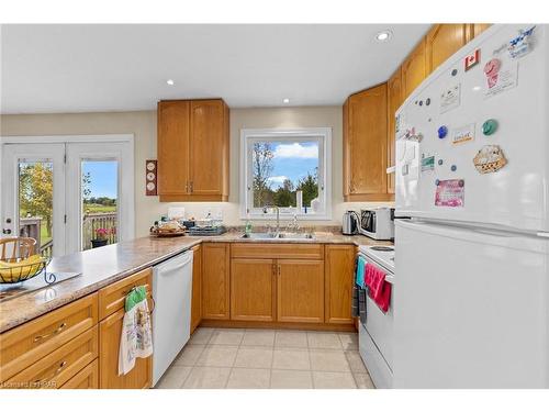 5481 Wellington Road 2, Minto Twp, ON - Indoor Photo Showing Kitchen With Double Sink