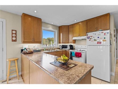 5481 Wellington Road 2, Minto Twp, ON - Indoor Photo Showing Kitchen With Double Sink