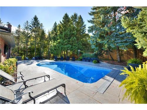 100 Caroline Street, Stratford, ON - Outdoor With In Ground Pool With Backyard