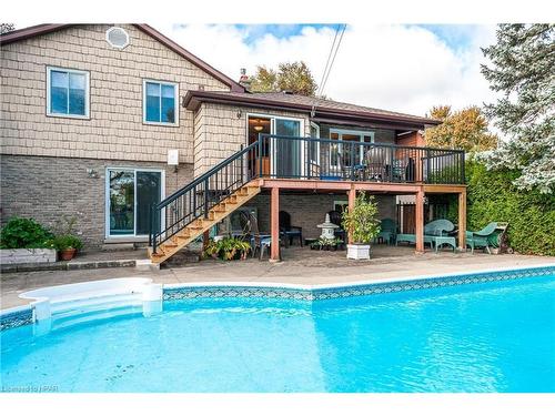 60 Meighen Mews, Stratford, ON - Outdoor With In Ground Pool With Deck Patio Veranda