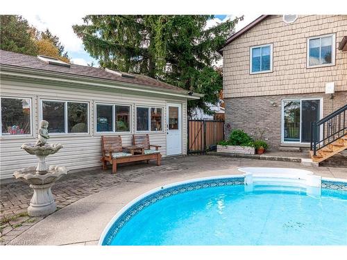 60 Meighen Mews, Stratford, ON - Outdoor With In Ground Pool With Deck Patio Veranda