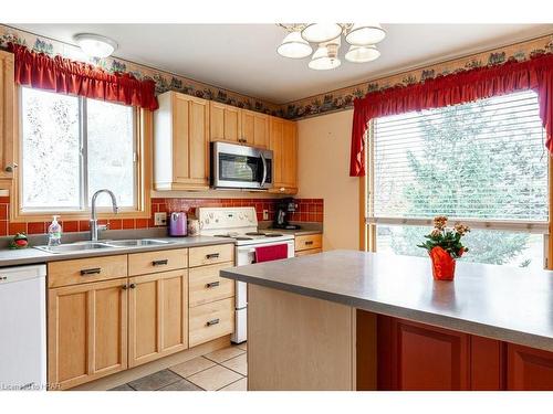 165 Clarence Avenue, Ingersoll, ON - Indoor Photo Showing Kitchen With Double Sink