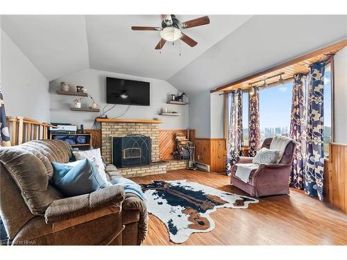 85102 Brussels Line, Huron East, ON - Indoor Photo Showing Living Room With Fireplace