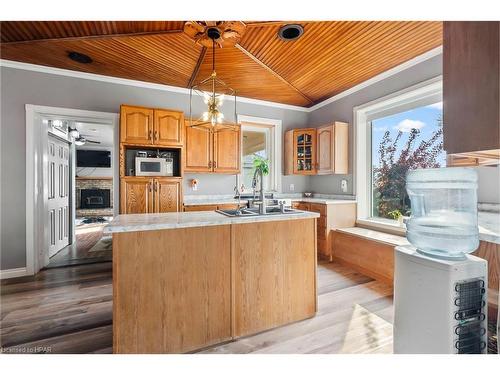 85102 Brussels Line, Huron East, ON - Indoor Photo Showing Kitchen With Double Sink