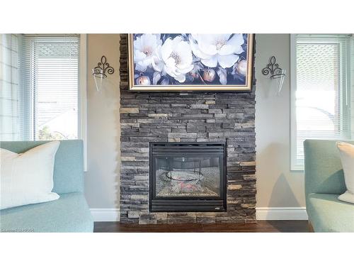 71 Clayton Street, Mitchell, ON - Indoor Photo Showing Living Room With Fireplace