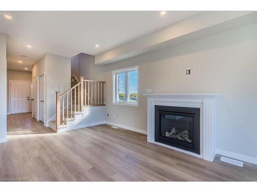 149 Mill Race Crescent, St. Jacobs, ON - Indoor Photo Showing Living Room With Fireplace