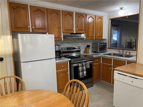 36 Sutton Drive, Huron Haven, ON - Indoor Photo Showing Kitchen With Double Sink