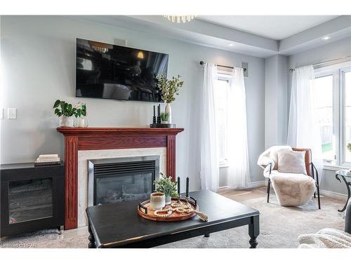 60 Thomas Street, Stratford, ON - Indoor Photo Showing Living Room With Fireplace