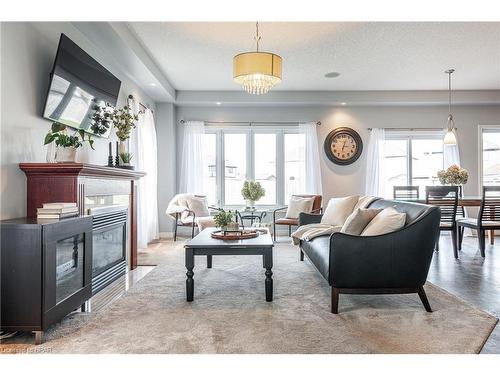 60 Thomas Street, Stratford, ON - Indoor Photo Showing Living Room With Fireplace