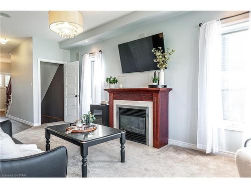 60 Thomas Street, Stratford, ON - Indoor Photo Showing Living Room With Fireplace