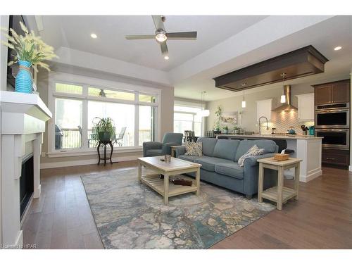 10138 Merrywood Drive, Grand Bend, ON - Indoor Photo Showing Living Room With Fireplace