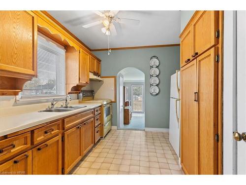 75 Youngs Street, Stratford, ON - Indoor Photo Showing Kitchen With Double Sink