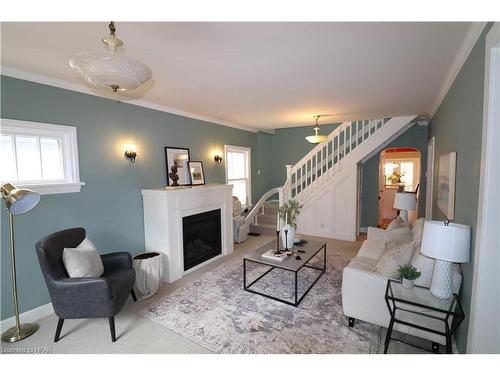 223 Mornington Street, Stratford, ON - Indoor Photo Showing Living Room With Fireplace