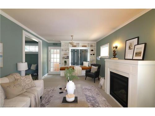 223 Mornington Street, Stratford, ON - Indoor Photo Showing Living Room With Fireplace