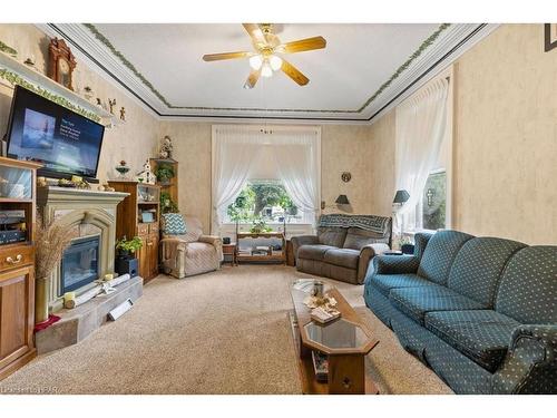 163 John Street, Harriston, ON - Indoor Photo Showing Living Room With Fireplace