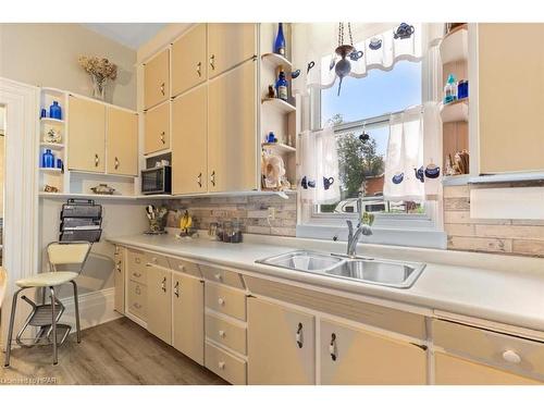 163 John Street, Harriston, ON - Indoor Photo Showing Kitchen With Double Sink