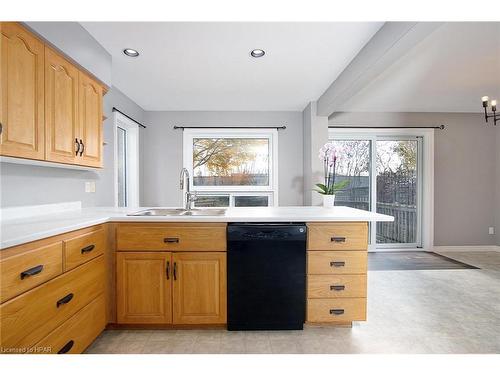 11 Wingfield Avenue, Stratford, ON - Indoor Photo Showing Kitchen With Double Sink