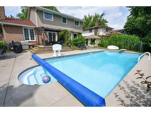 39 Park Lane Drive, Stratford, ON - Outdoor With In Ground Pool With Deck Patio Veranda